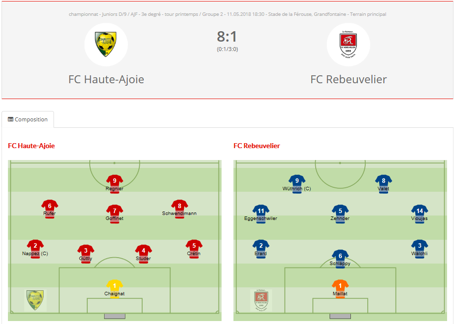 FC HA Juniors D vs FC Rebeuvelier