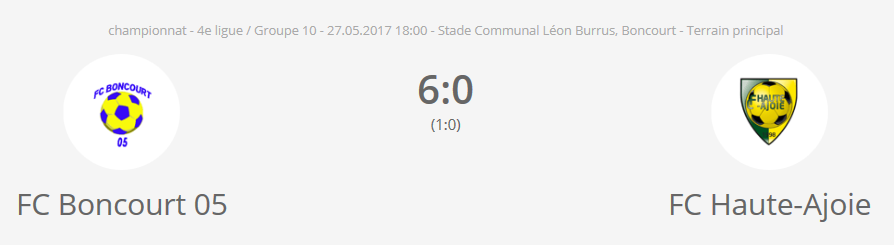 FC Boncourt 05 - FC HA 2