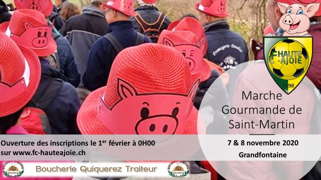 Affiche marche gourmande 2020
